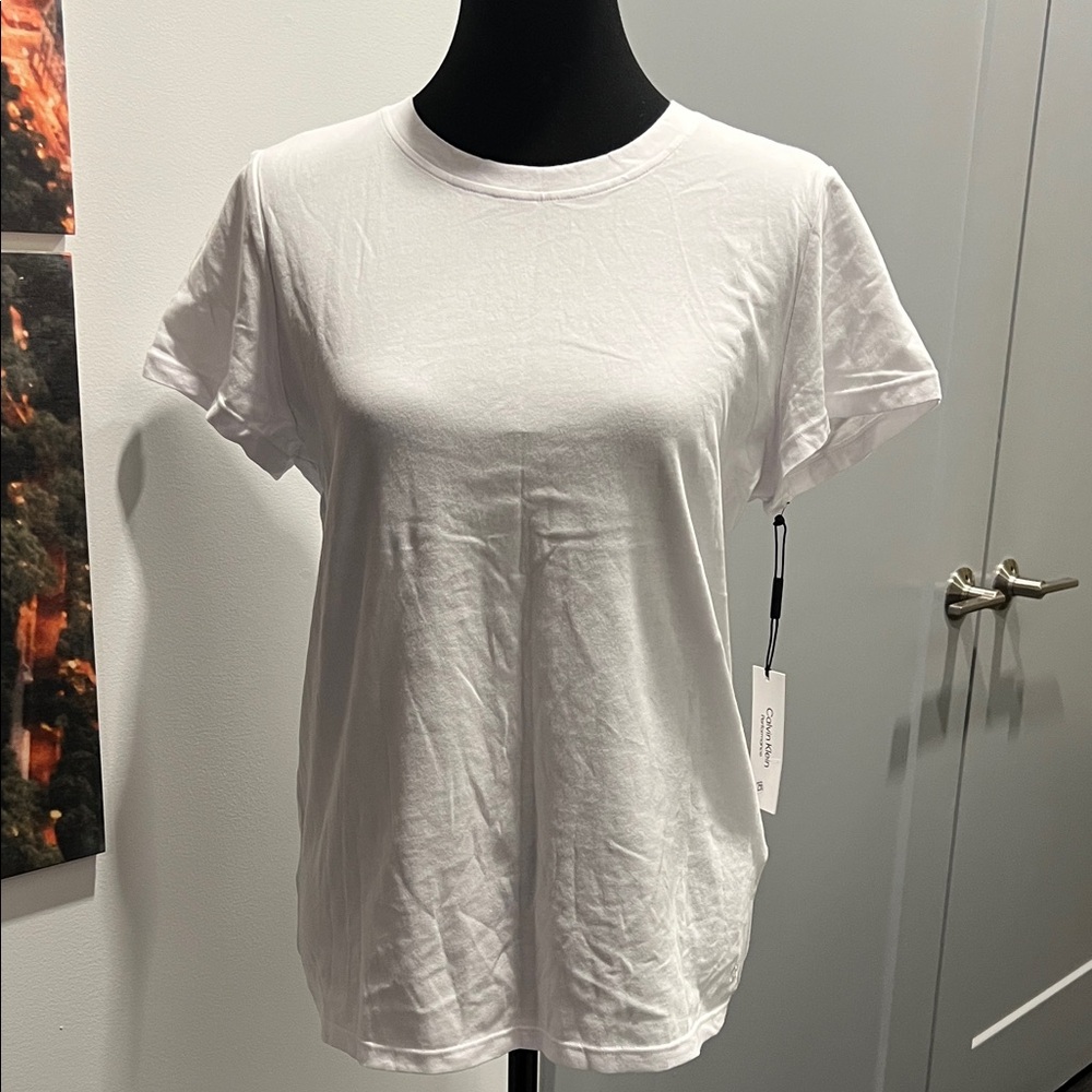 Calvin Klein White Short Sleeve Tee